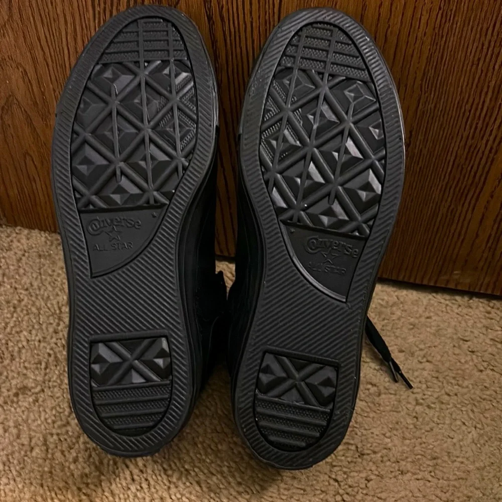 Black High Top Converse - Picture 3 of 4